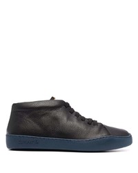 schwarze Leder niedrige Sneakers von Camper