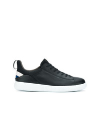 schwarze Leder niedrige Sneakers von Camper