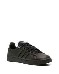 schwarze Leder niedrige Sneakers von adidas by 032c