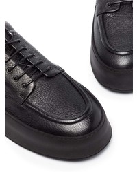 schwarze Leder niedrige Sneakers von Marsèll