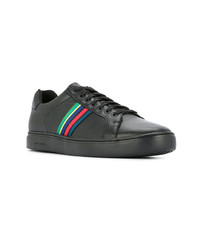 schwarze Leder niedrige Sneakers von Ps By Paul Smith