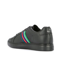 schwarze Leder niedrige Sneakers von Ps By Paul Smith