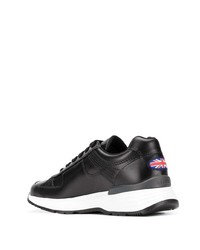 schwarze Leder niedrige Sneakers von Church's