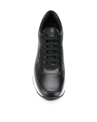 schwarze Leder niedrige Sneakers von Church's