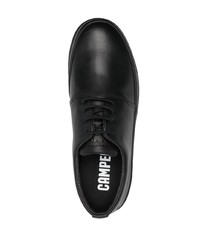 schwarze Leder niedrige Sneakers von Camper