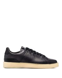 schwarze Leder niedrige Sneakers von Clarks Originals