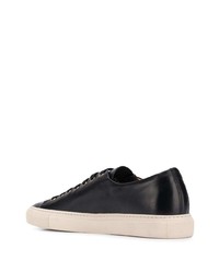 schwarze Leder niedrige Sneakers von Buttero