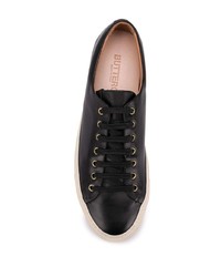 schwarze Leder niedrige Sneakers von Buttero