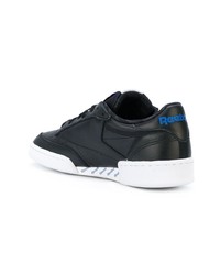 schwarze Leder niedrige Sneakers von Reebok