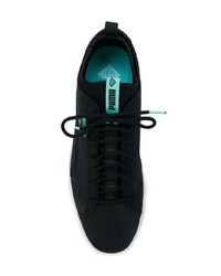 schwarze Leder niedrige Sneakers von Puma