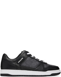 schwarze Leder niedrige Sneakers von Coach 1941