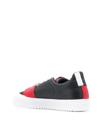 schwarze Leder niedrige Sneakers von Gcds