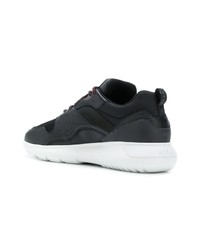 schwarze Leder niedrige Sneakers von Hogan