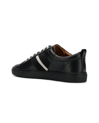 schwarze Leder niedrige Sneakers von Bally