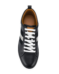 schwarze Leder niedrige Sneakers von Bally