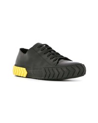 schwarze Leder niedrige Sneakers von Both