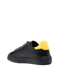 schwarze Leder niedrige Sneakers von Hogan