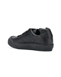 schwarze Leder niedrige Sneakers von Cinzia Araia