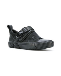 schwarze Leder niedrige Sneakers von Both