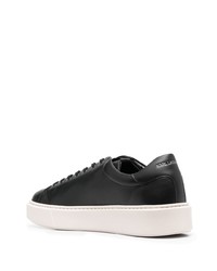 schwarze Leder niedrige Sneakers von Karl Lagerfeld