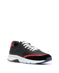 schwarze Leder niedrige Sneakers von Camper