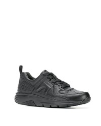 schwarze Leder niedrige Sneakers von Camper