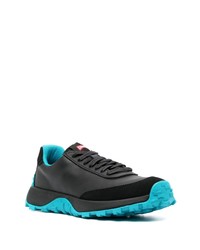 schwarze Leder niedrige Sneakers von Camper