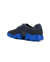 schwarze Leder niedrige Sneakers von Camper