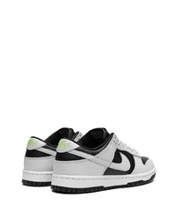 schwarze Leder niedrige Sneakers von Nike