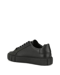 schwarze Leder niedrige Sneakers von Primury