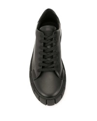 schwarze Leder niedrige Sneakers von Primury