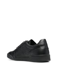 schwarze Leder niedrige Sneakers von Sandro