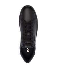 schwarze Leder niedrige Sneakers von Coach