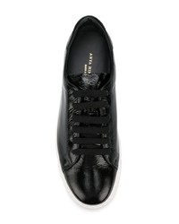 schwarze Leder niedrige Sneakers von Anya Hindmarch