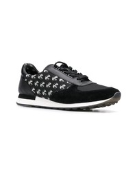 schwarze Leder niedrige Sneakers von Bally