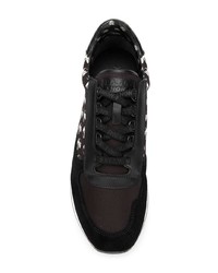 schwarze Leder niedrige Sneakers von Bally