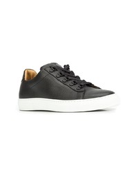 schwarze Leder niedrige Sneakers von Koio