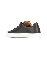 schwarze Leder niedrige Sneakers von Koio