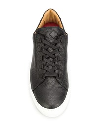 schwarze Leder niedrige Sneakers von Koio