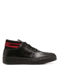 schwarze Leder niedrige Sneakers von Gcds