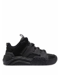 schwarze Leder niedrige Sneakers von Gcds