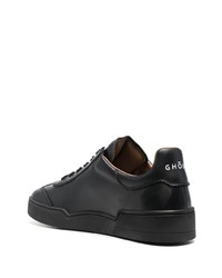 schwarze Leder niedrige Sneakers von Ghoud