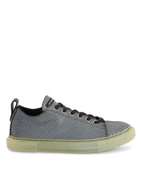 schwarze Leder niedrige Sneakers von Giuseppe Zanotti