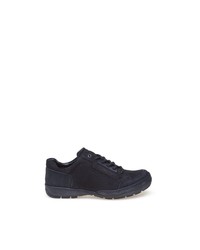 schwarze Leder niedrige Sneakers von Greyder