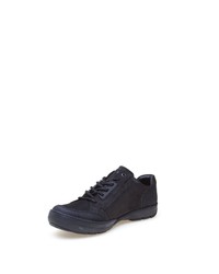 schwarze Leder niedrige Sneakers von Greyder