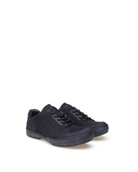 schwarze Leder niedrige Sneakers von Greyder