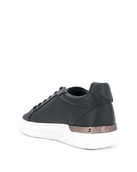 schwarze Leder niedrige Sneakers von Mallet