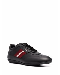 schwarze Leder niedrige Sneakers von Bally