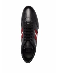 schwarze Leder niedrige Sneakers von Bally