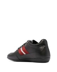 schwarze Leder niedrige Sneakers von Bally